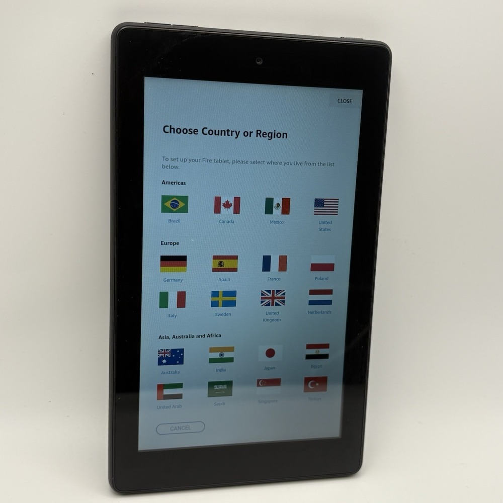 Amazon Kindle Fire 7 Tablet (9th Gen) Black M8S26G Wifi TESTED WORKING